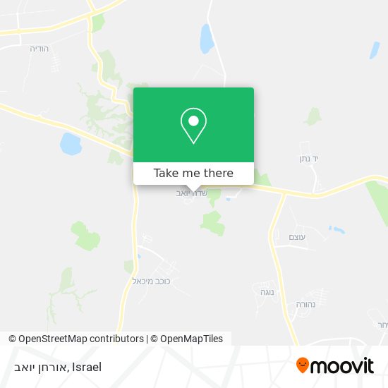 אורחן יואב map