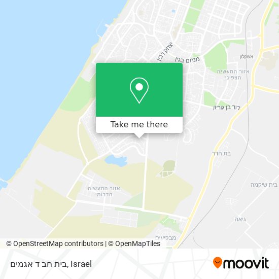 בית חב ד אגמים map