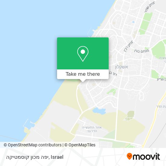 יפה מכון קוסמטיקה map