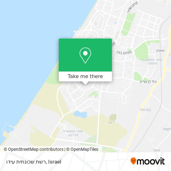 Карта רשת שכונתית עידו