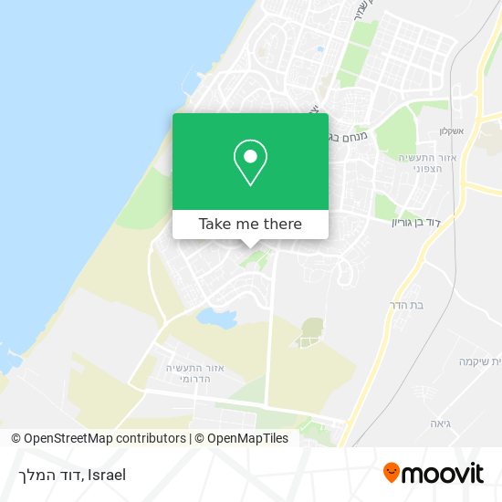 דוד המלך map