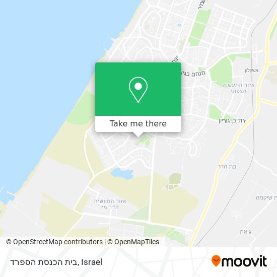 בית הכנסת הספרד map