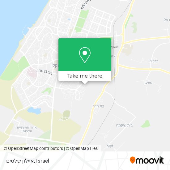 איילון שלטים map