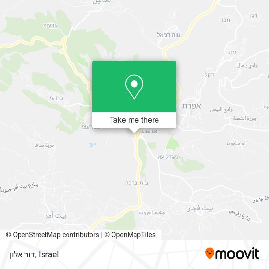 Карта דור אלון