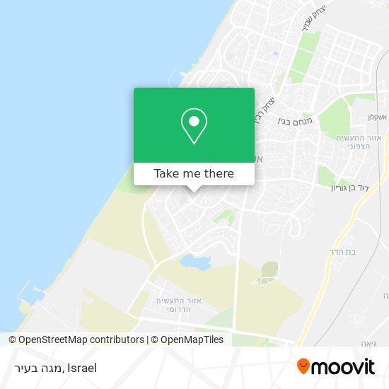 מגה בעיר map