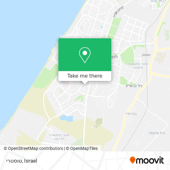 טוסטרי map