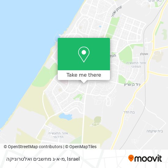 מ-א-ג מחשבים ואלטרוניקה map