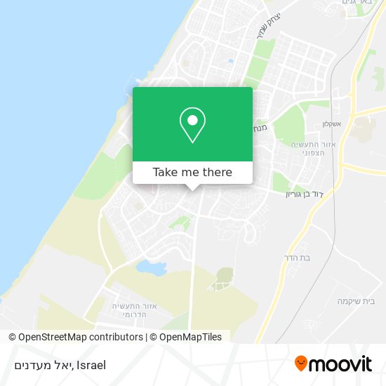 יאל מעדנים map