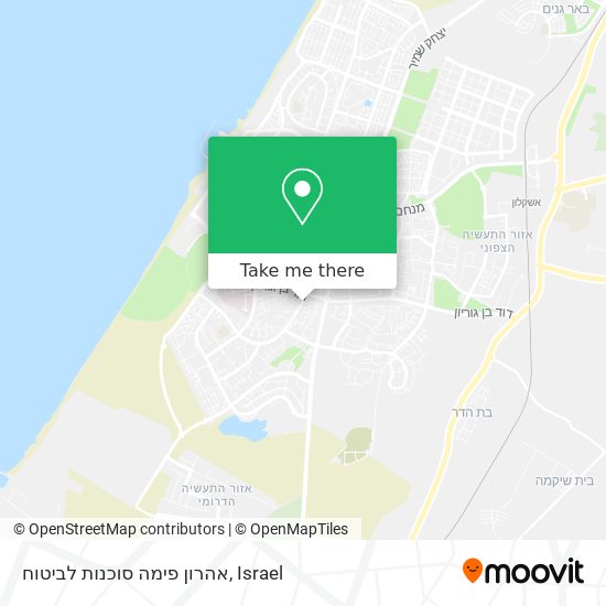 אהרון פימה סוכנות לביטוח map