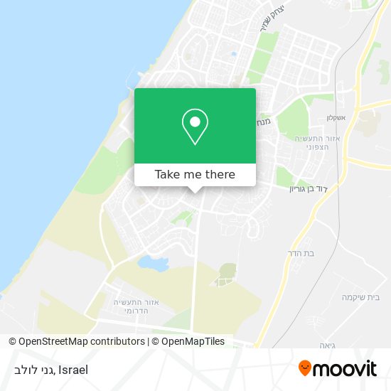 גני לולב map