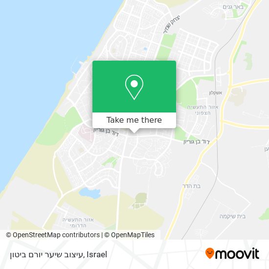 עיצוב שיער יורם ביטון map