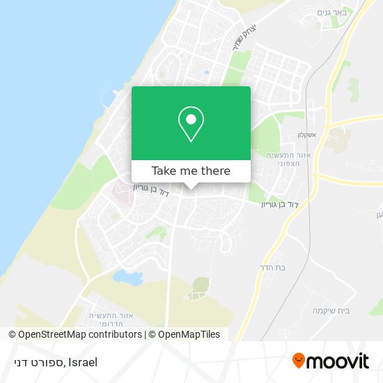 ספורט דני map