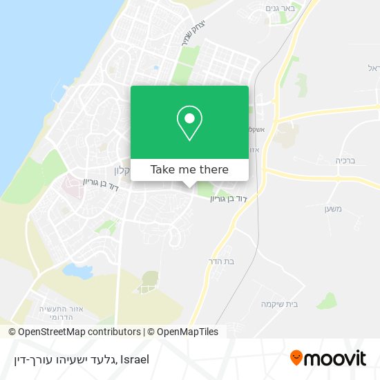 גלעד ישעיהו עורך-דין map