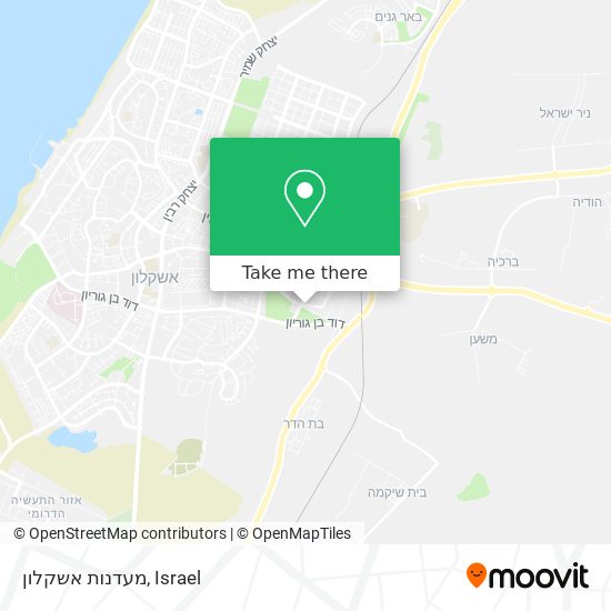 מעדנות אשקלון map