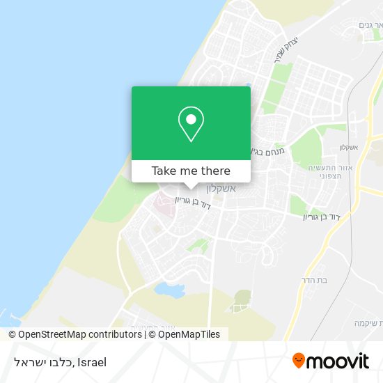 כלבו ישראל map