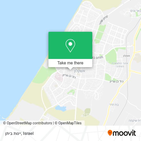 יינות ביתן map