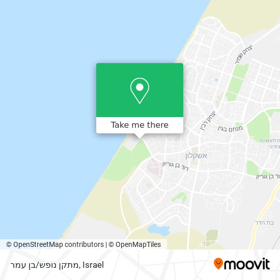 מתקן נופש/בן עמר map