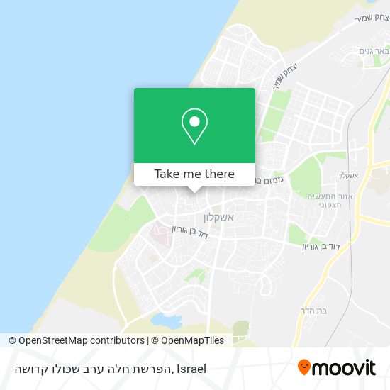 הפרשת חלה ערב שכולו קדושה map