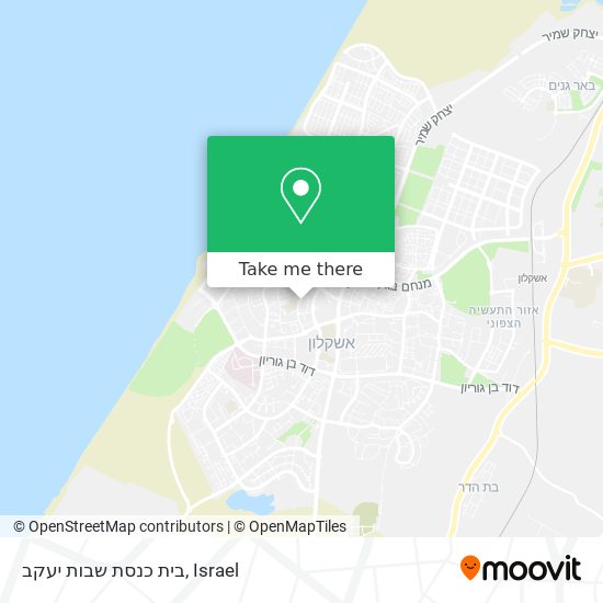 בית כנסת שבות יעקב map