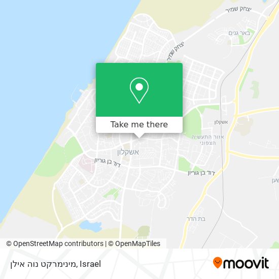 מינימרקט נוה אילן map