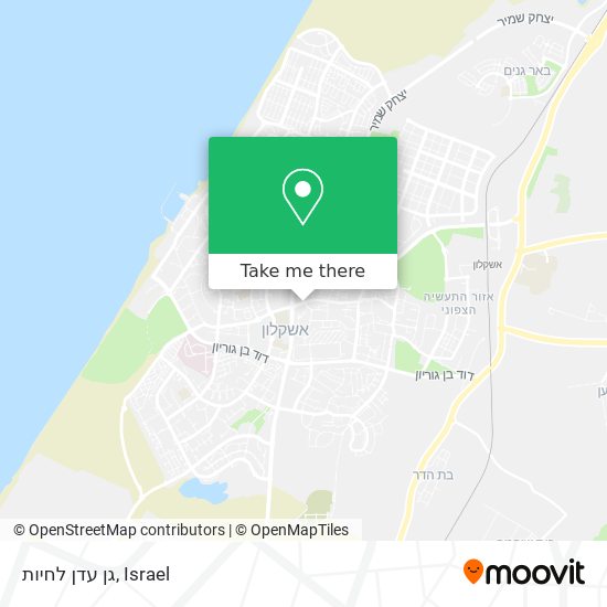 גן עדן לחיות map