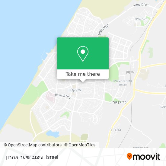 Карта עיצוב שיער אהרון