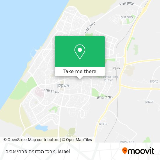 Карта מרכז הנדוניה פרחי אביב