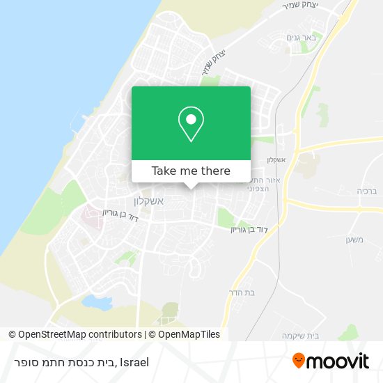 בית כנסת חתמ סופר map