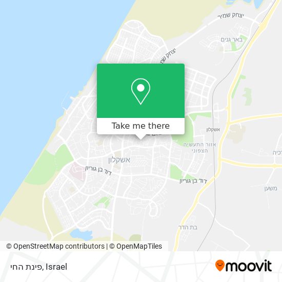 פינת החי map