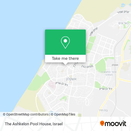 The Ashkelon Pool House map
