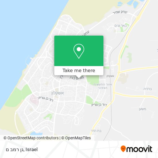 גן רמב ם map