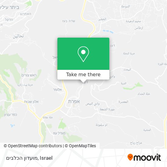 מועדון הכלבים map