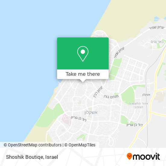 Shoshik Boutiqe map