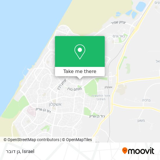 גן דובר map