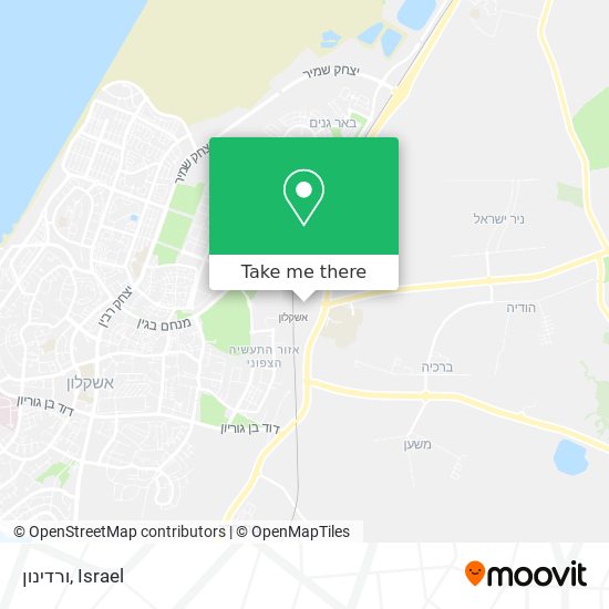 ורדינון map