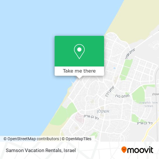 Samson Vacation Rentals map