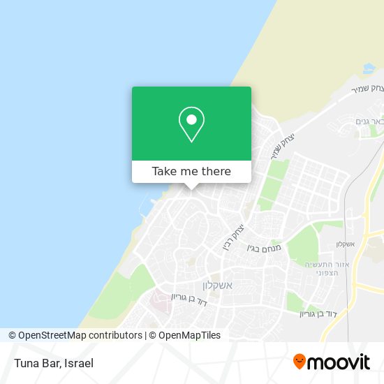 Tuna Bar map