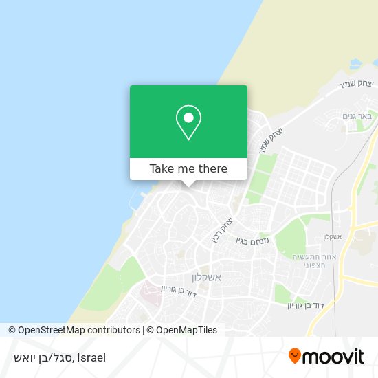 סגל/בן יואש map