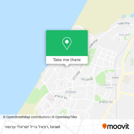 רפאל גריל ישראלי עכשווי map