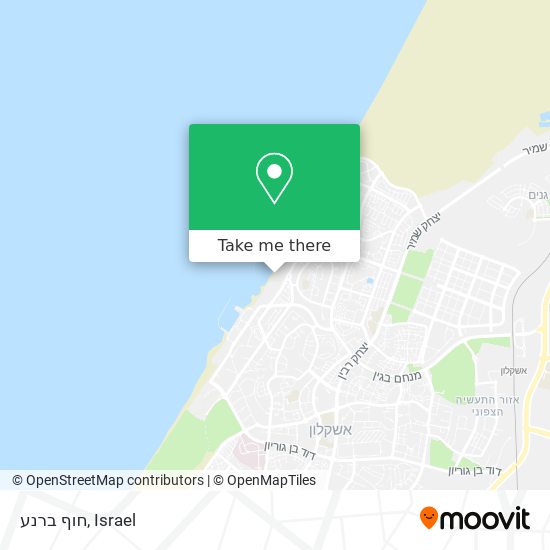 Карта חוף ברנע
