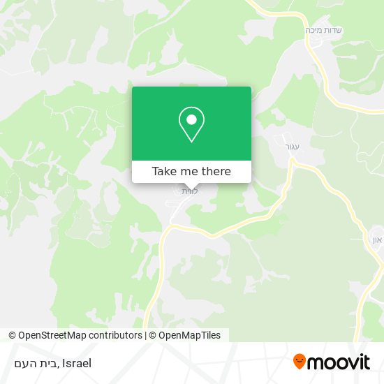 בית העם map