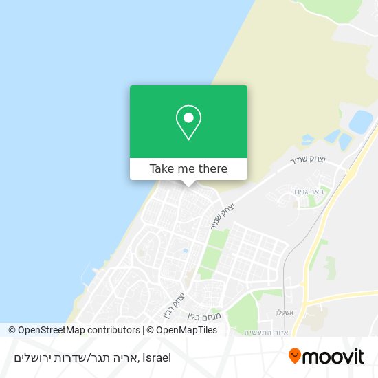 אריה תגר/שדרות ירושלים map