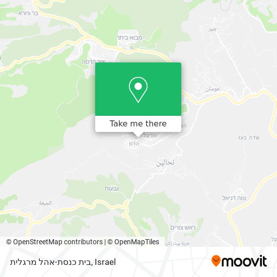 בית כנסת-אהל מרגלית map