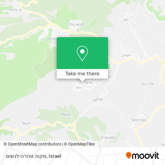 מקוה טהרה-לנשים map