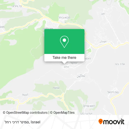 Карта סמינר דרכי רחל