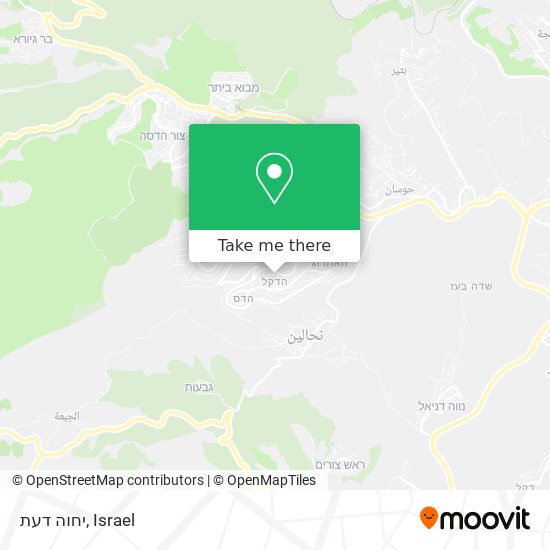 יחוה דעת map