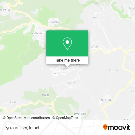 Карта מעון יום הדקל