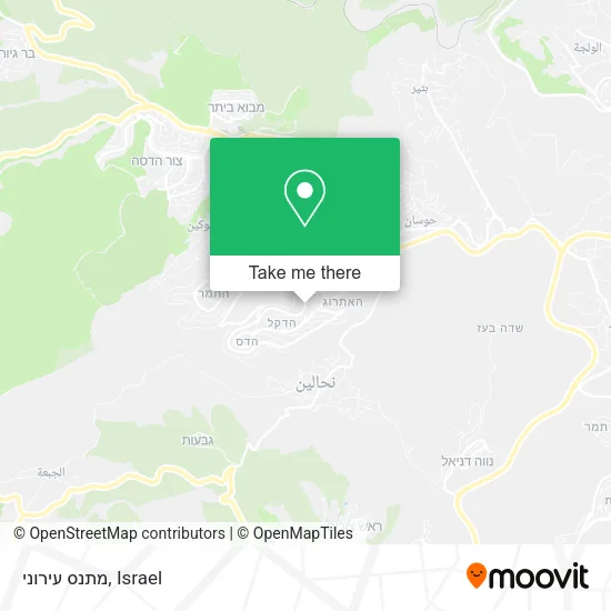 Карта מתנס עירוני