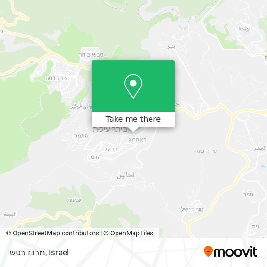 מרכז בטש map