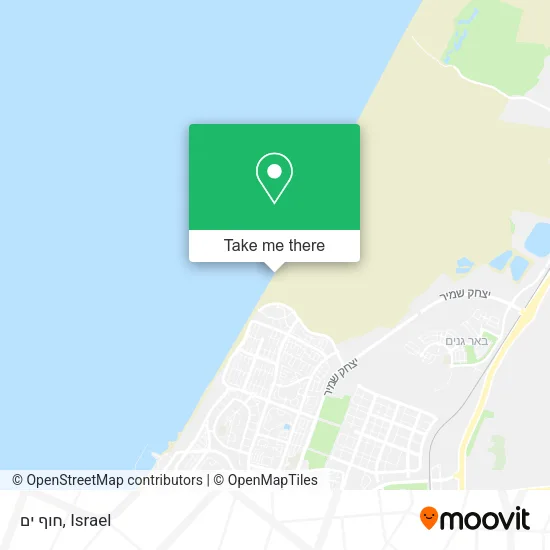Карта חוף ים